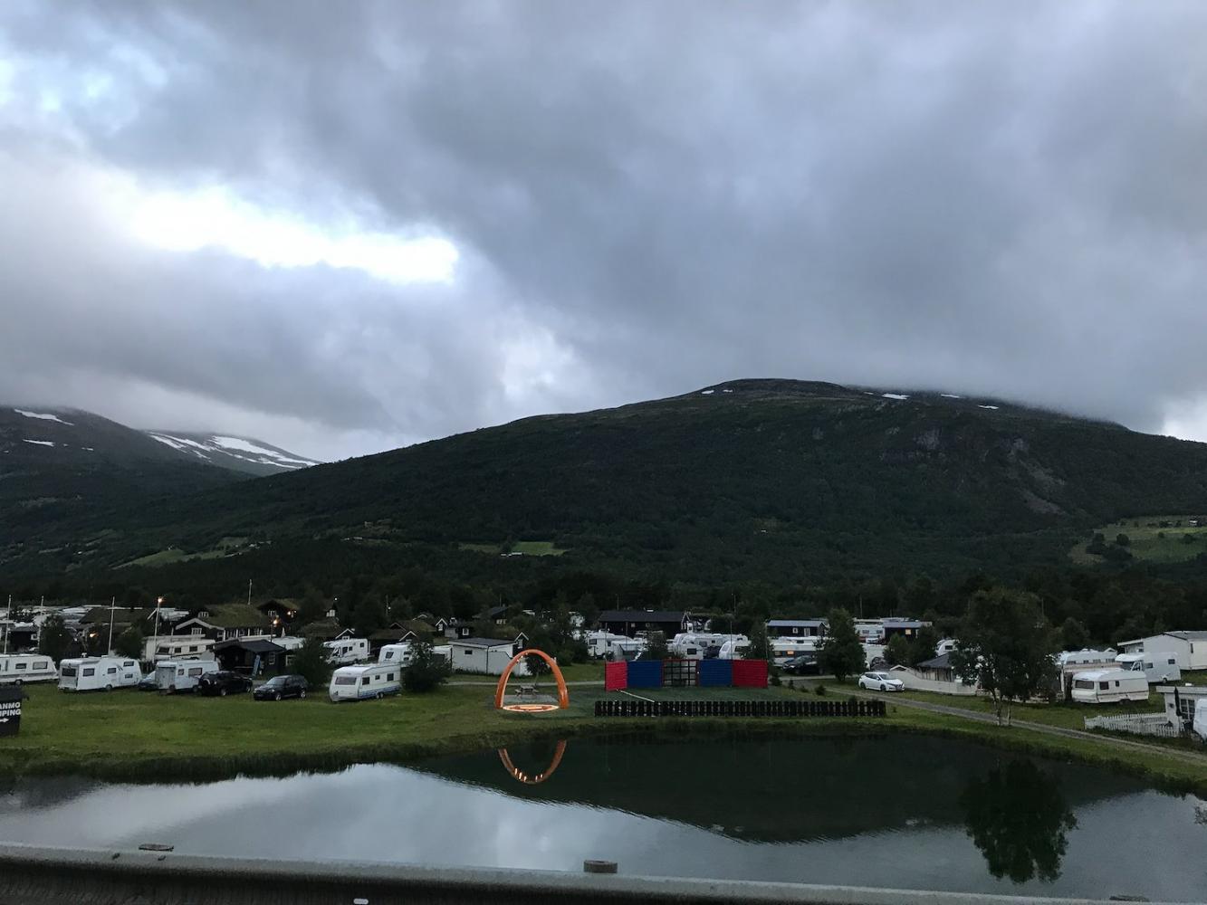 Granmo Camping ligger idyllisk til langs elven Driva. 