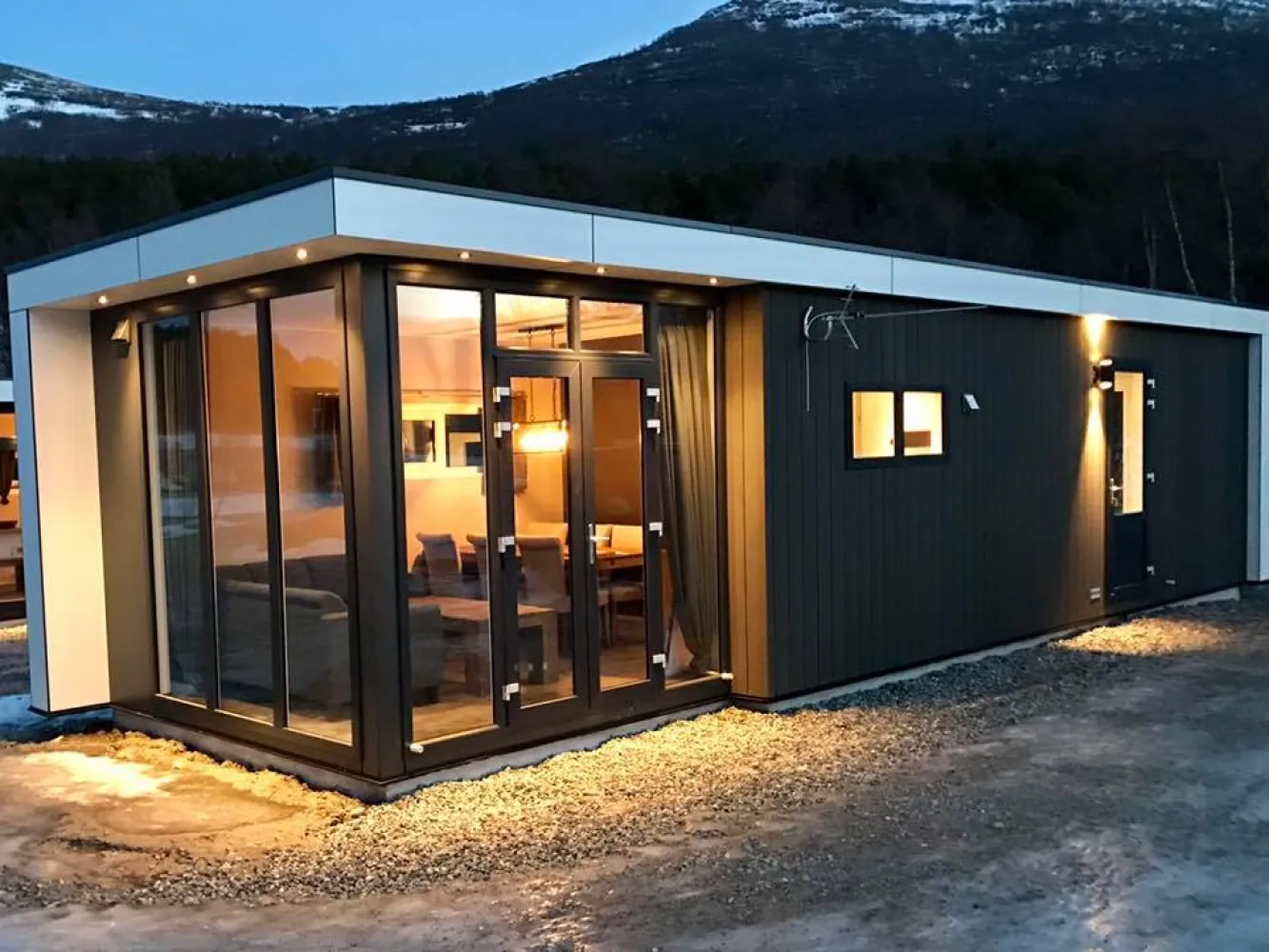 Granmo Camping har en rekke ulike overnattingsmuligheter.