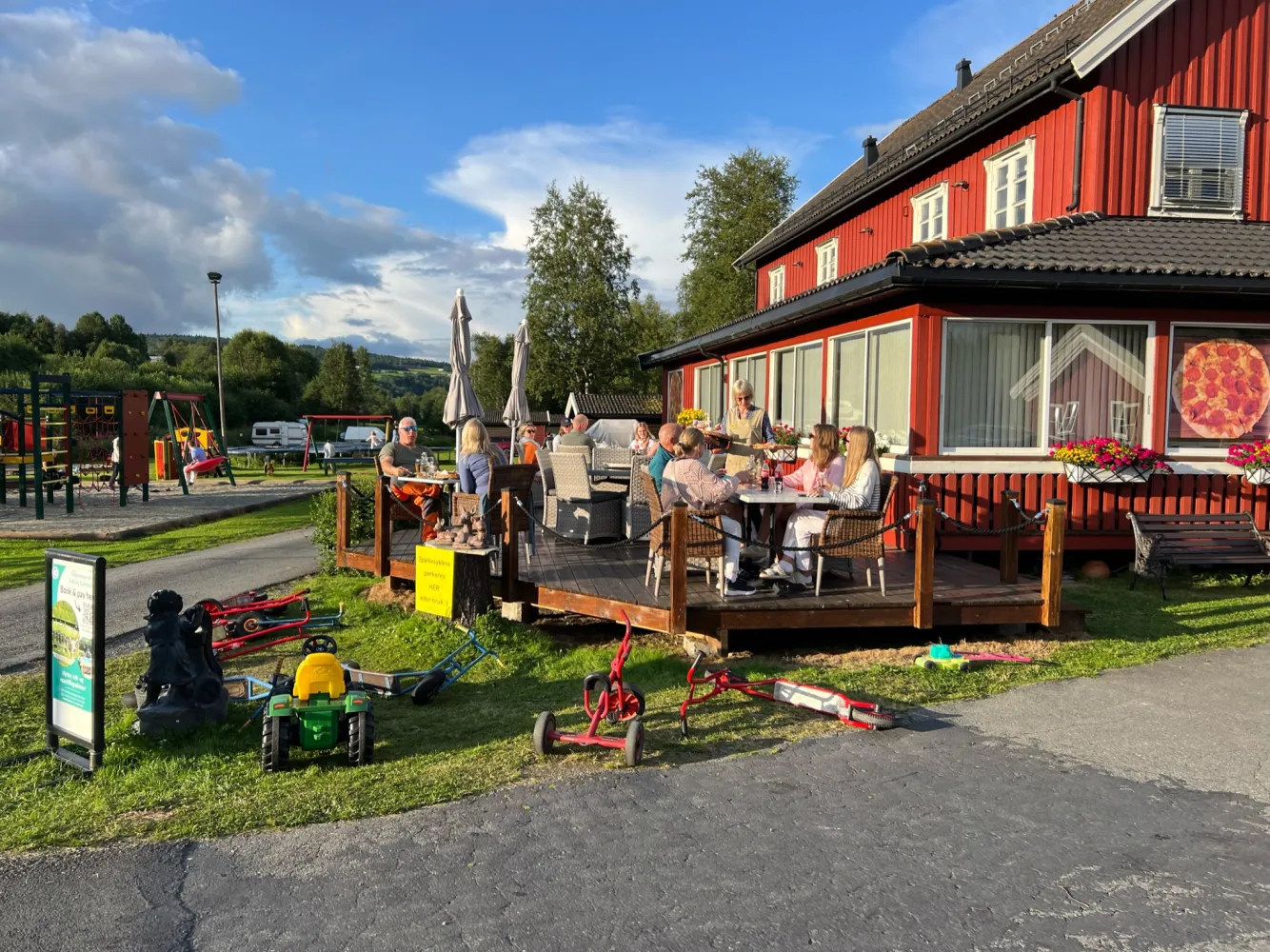 Uteservering - Gullvåg Camping